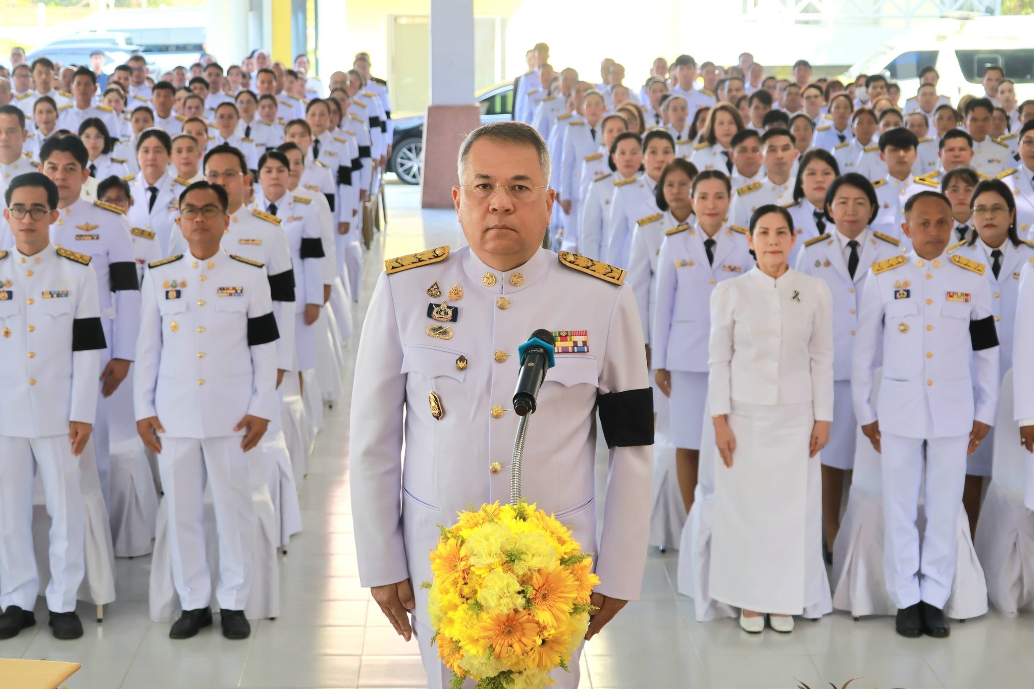 จังหวัดมหาสารคาม จัดพิธีถวายราชสักการะพระบาทสมเด็จพระบรมชนกาธิเบศร มหาภูมิพลอดุลยเดชมหาราช บรมนาถบพิตร "พระบิดาแห่งมาตรฐานการช่างไทย" เนื่องในวันมาตรฐานฝีมือแรงงานแห่งชาติ ประจำปี 2569