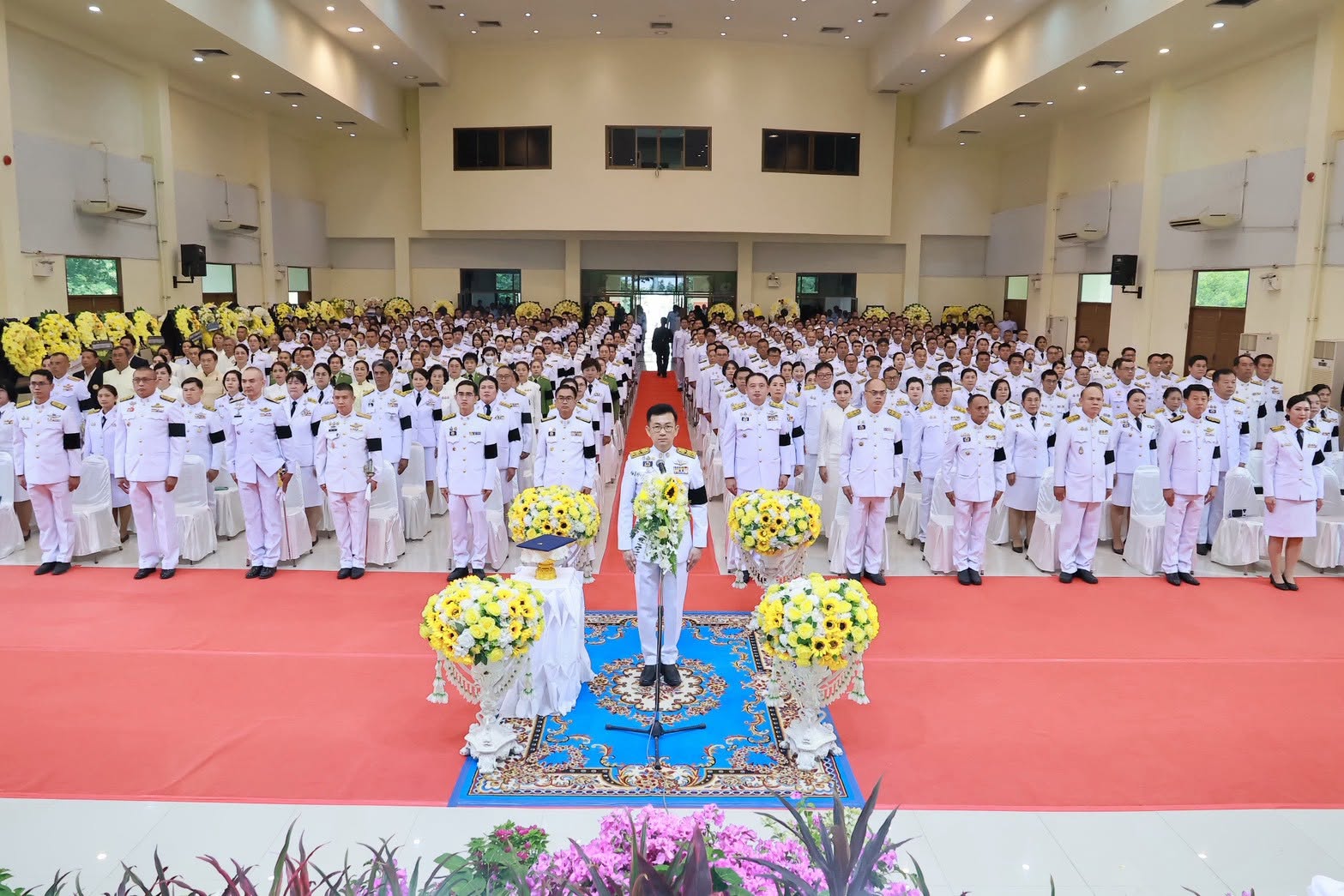 จังหวัดมหาสารคาม จัดพิธีวางพวงมาลาและถวายราชสดุดี เนื่องใน &ldquo;วันนวมินทรมหาราช&rdquo; 13 ตุลาคม 2569 เพื่อน้อมรำลึกในพระมหากรุณาธิคุณ พระบาทสมเด็จพระบรมชนกาธิเบศร มหาภูมิพลอดุลยเดชมหาราช บรมนาถบพิตร